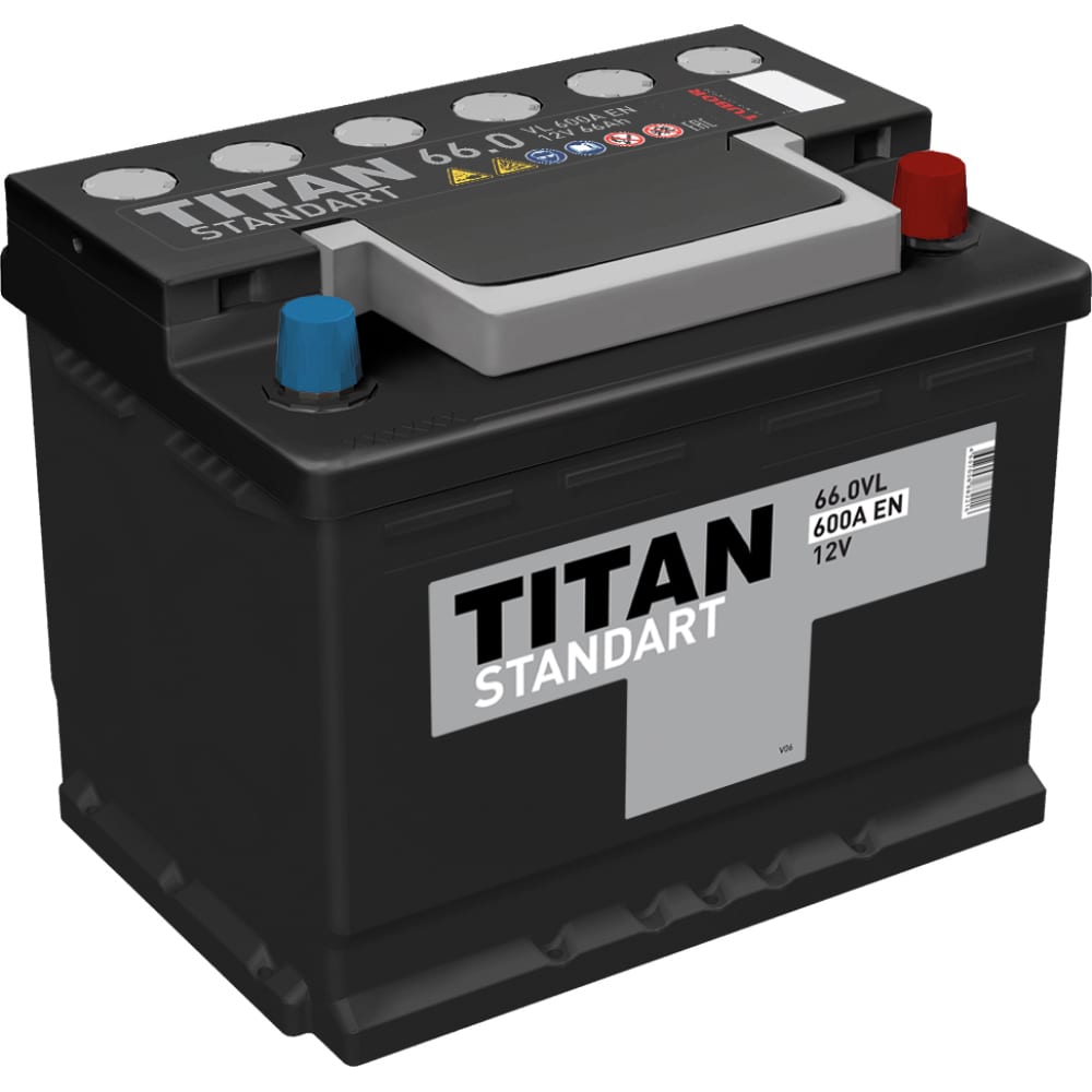 Аккумулятор TITAN STANDART 66.0 VL