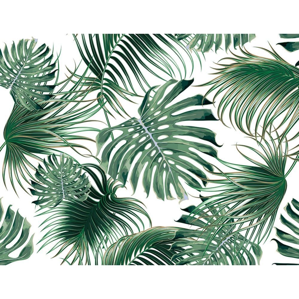 Бумажные бесшовные фотообои Verol Тропические листья
