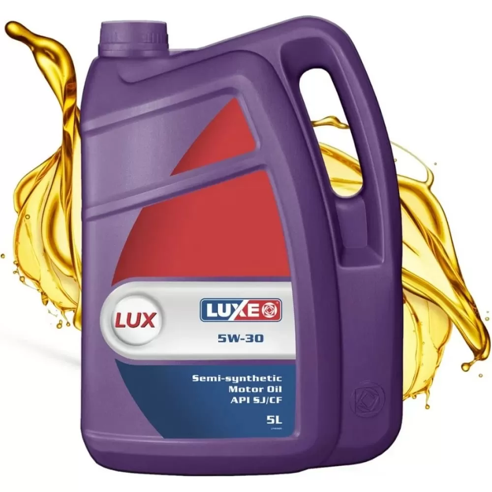 Полусинтетическое моторное масло LUXE Люкс 5w30, sj/cf
